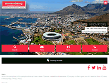 Tablet Screenshot of annenberg.co.za